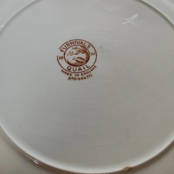 Vintage Furnivals Quail plates - Picture 2 of 3